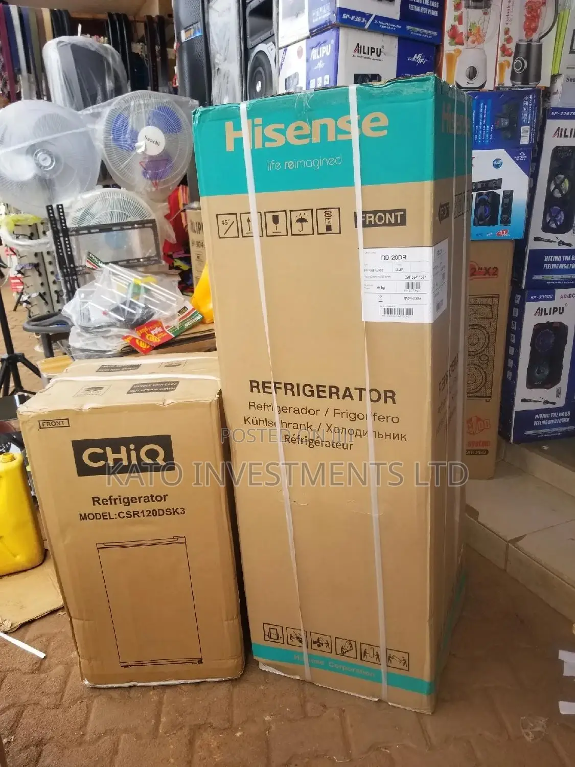 Hisense 200 Litres Double Door Fridge