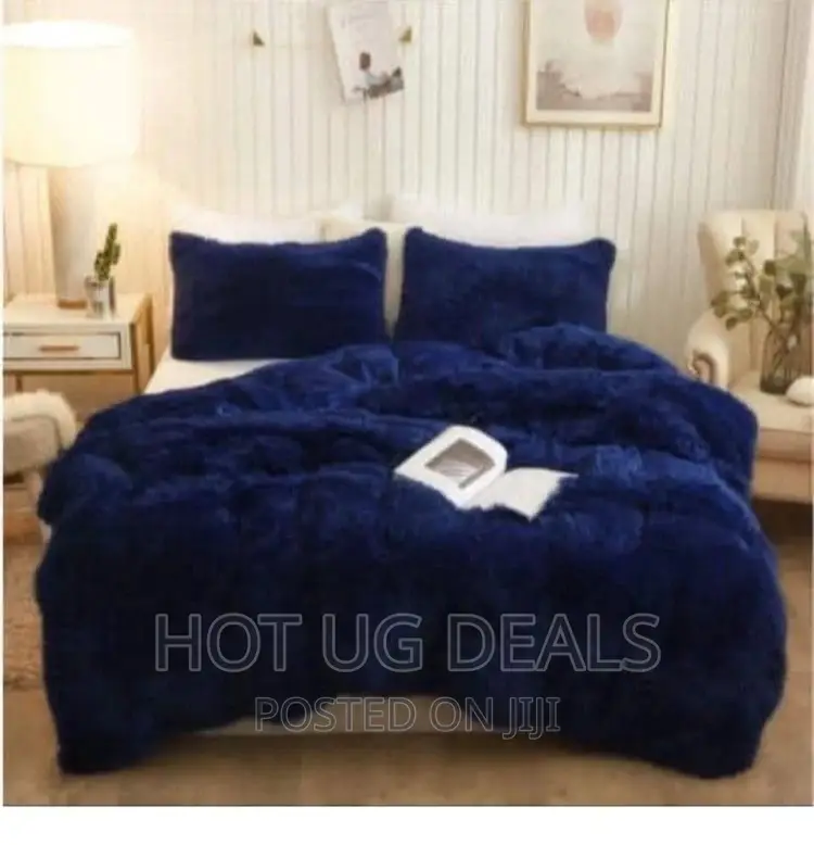 6*6 6pc Fluffy DUVET 1 Duvet ,2 Pillowcases,2 Cushion Covers