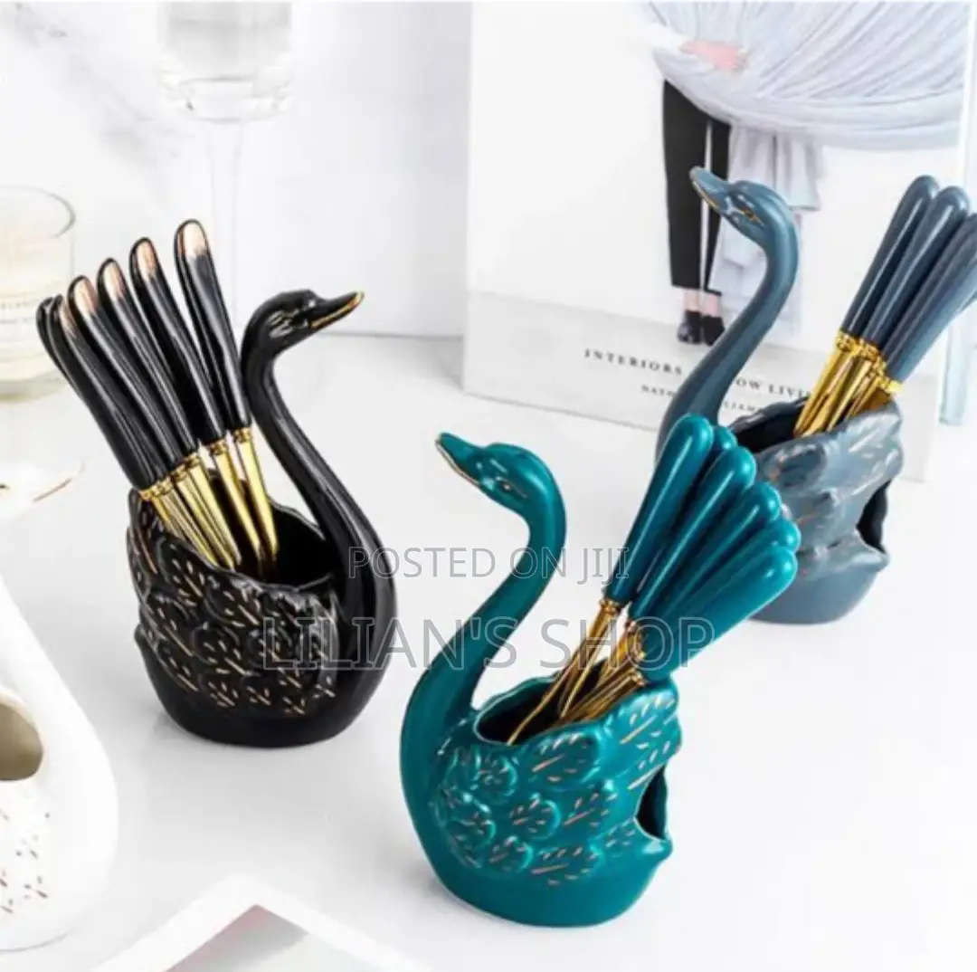 Ceramic Cutlery Swan