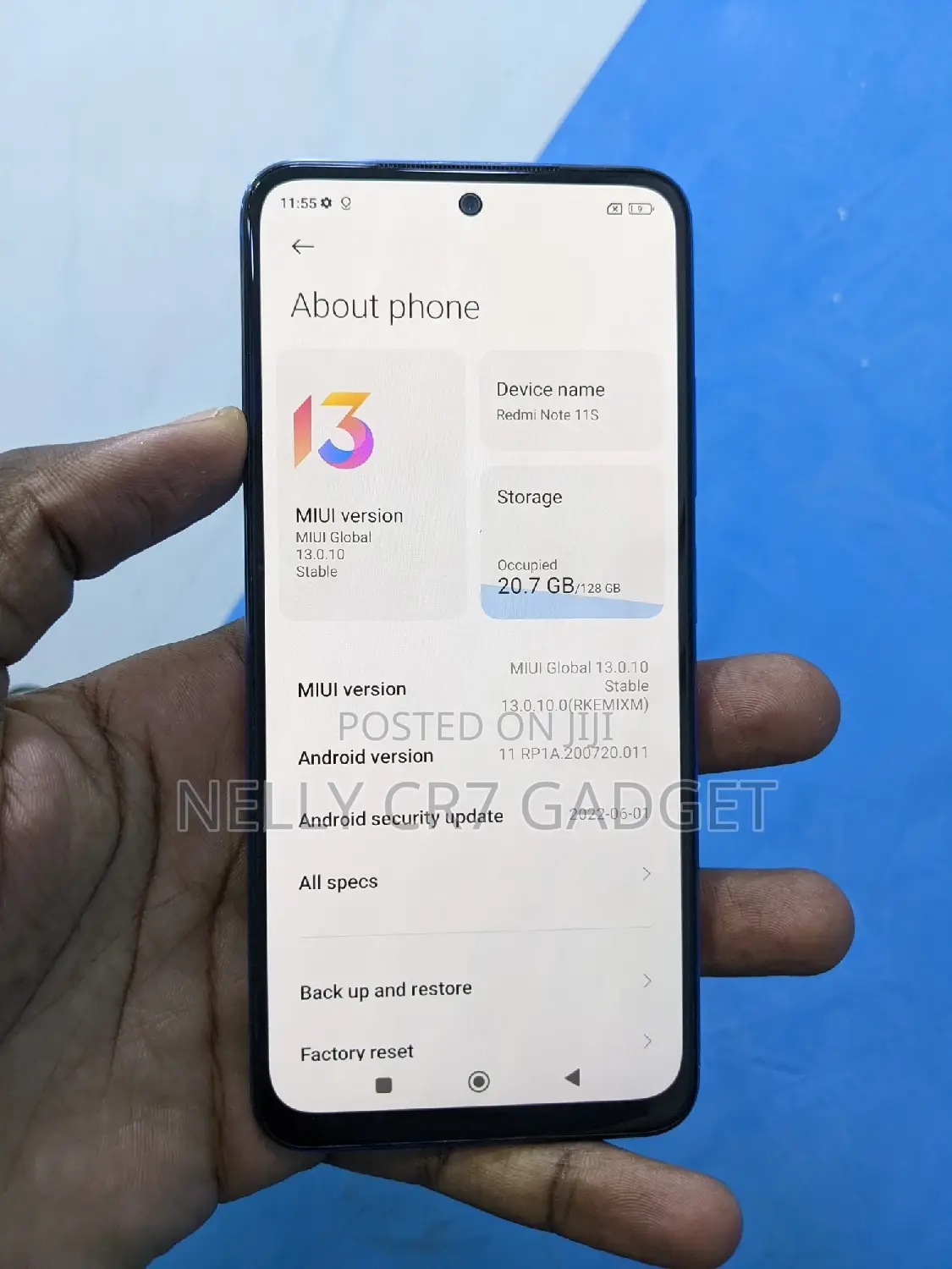 Xiaomi Redmi Note 11S 128 GB Blue