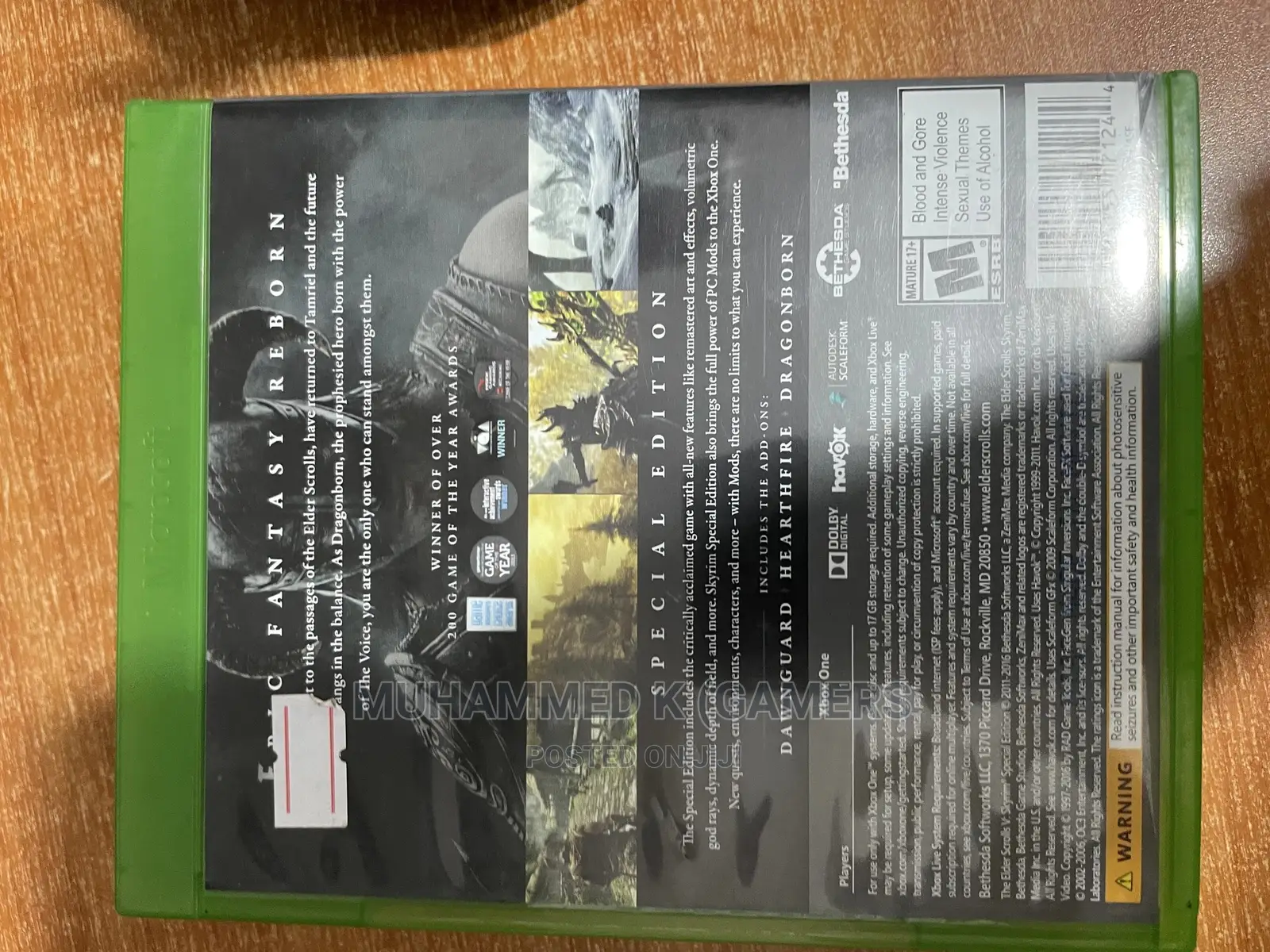 Skyrim (Xbox )