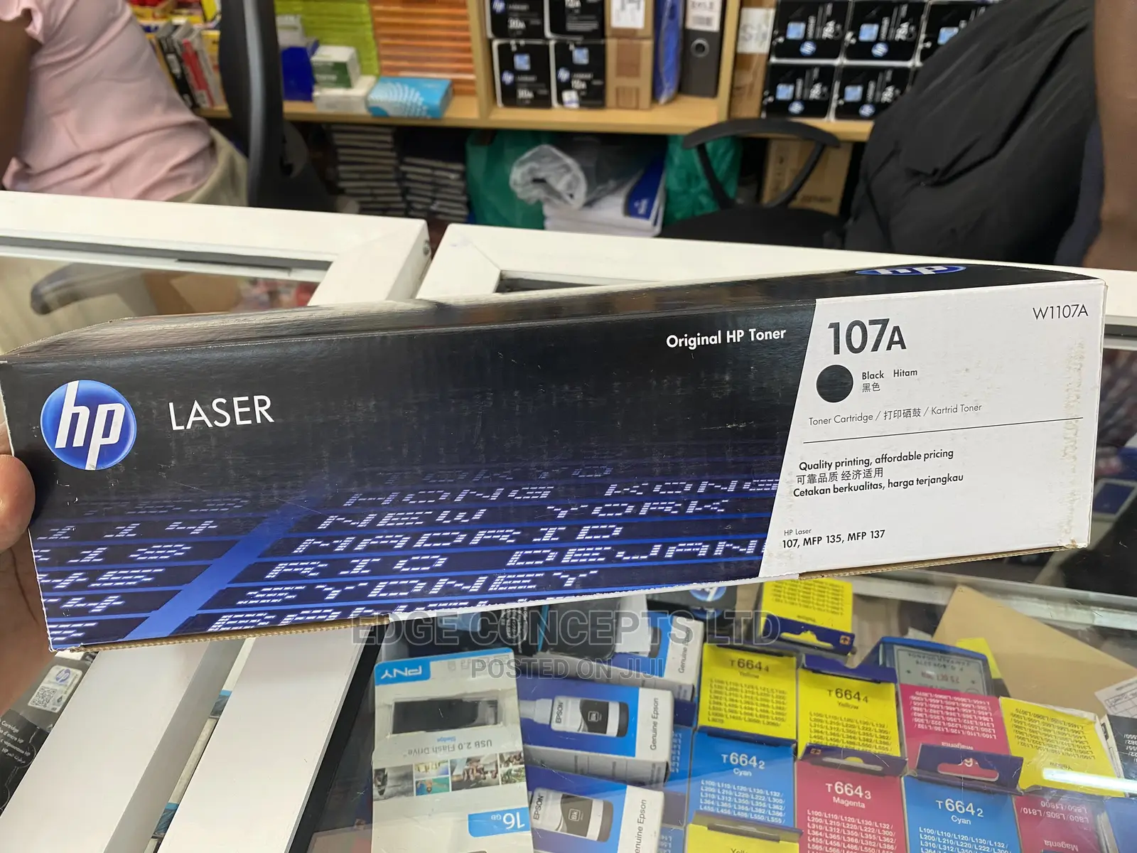 HP Toner 107A Bk