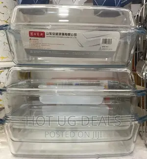 3pcs of Serving Dishes - Glass