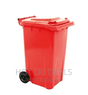 Outdoor 240l Plastic Wheel Dustbin-red