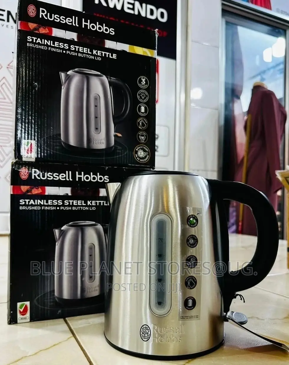 Russell Hobs 1.7litres Electric S/S Kettle // 3000w // 20460