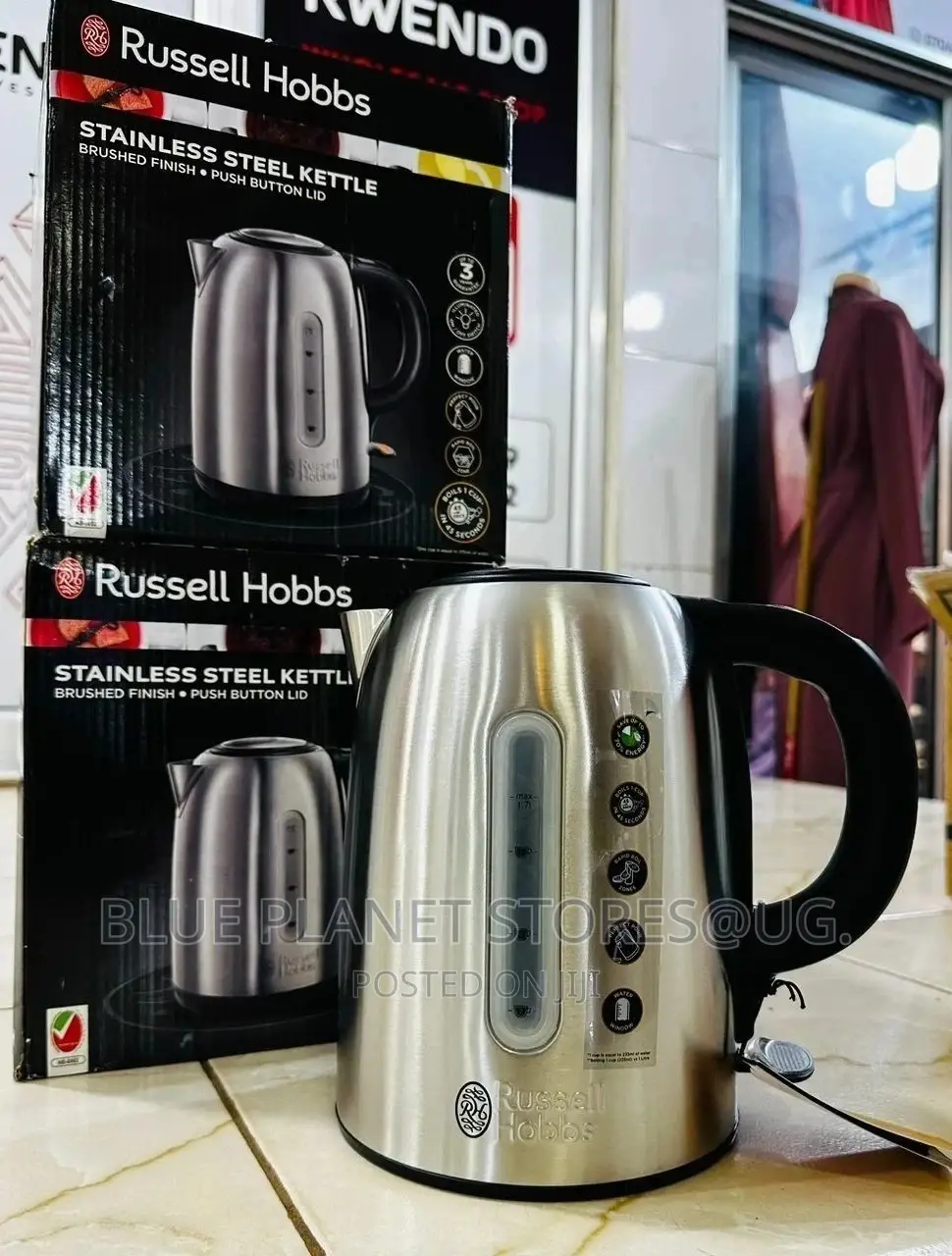 Russell Hobs 1.7litres Electric S/S Kettle // 3000w // 20460
