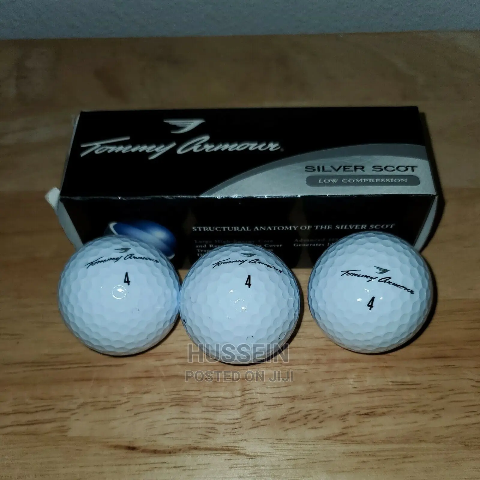 Scot 3 Pack Golf Balls Signature Sleeve Tommy Armour Silver