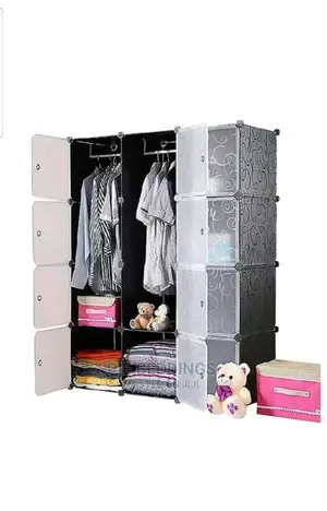 3 Column Plastic Wardrobe