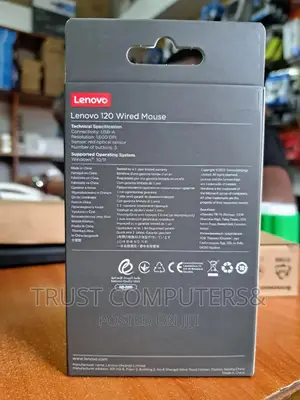 Lenovo 120 Original Wired Mouse