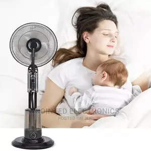 Mist Fans Black With a Remote