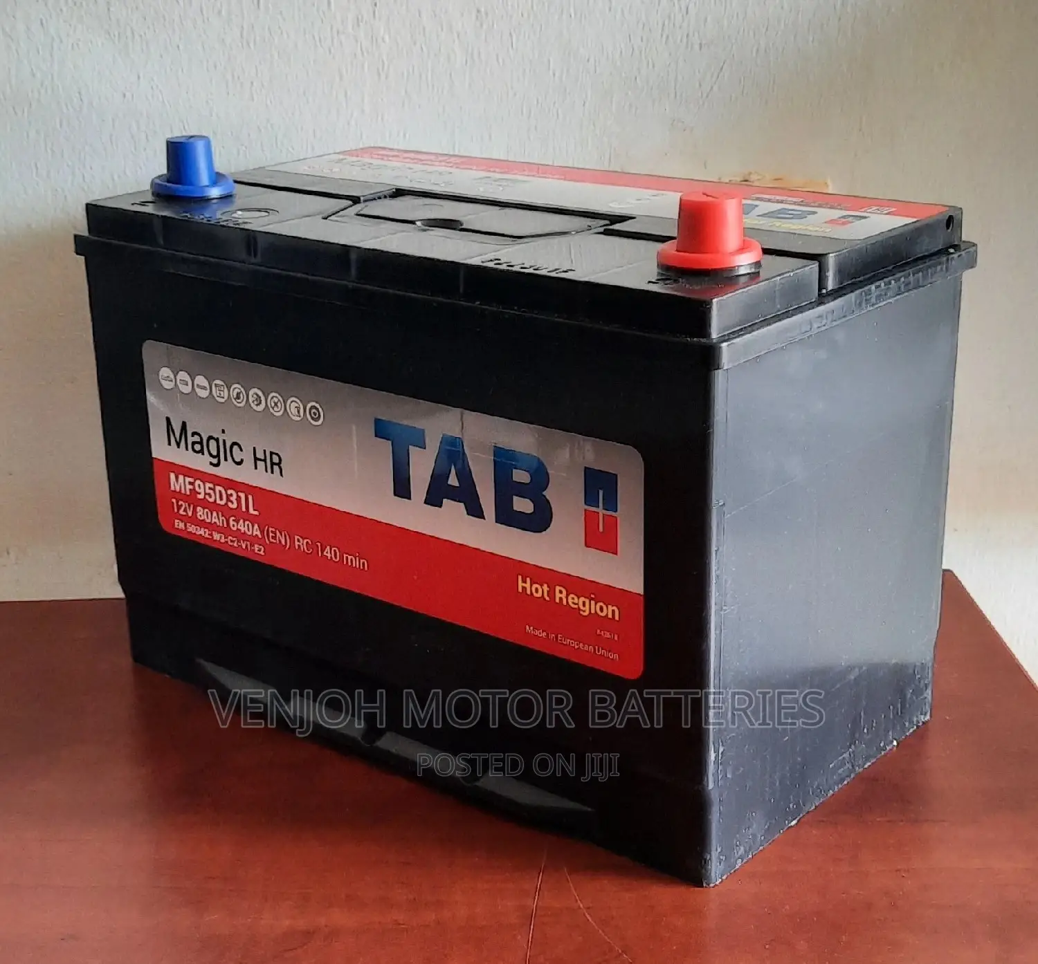 80 AH Car Battery Made in Europe