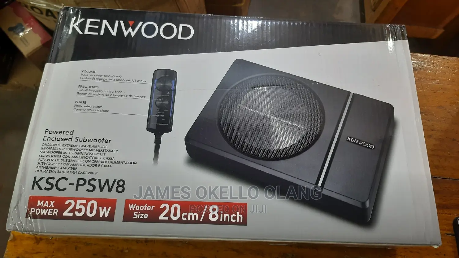Kenwood 1yr Warranty Under Seat Woofers