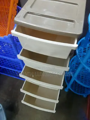 Plastic Drawer Safe Trolley