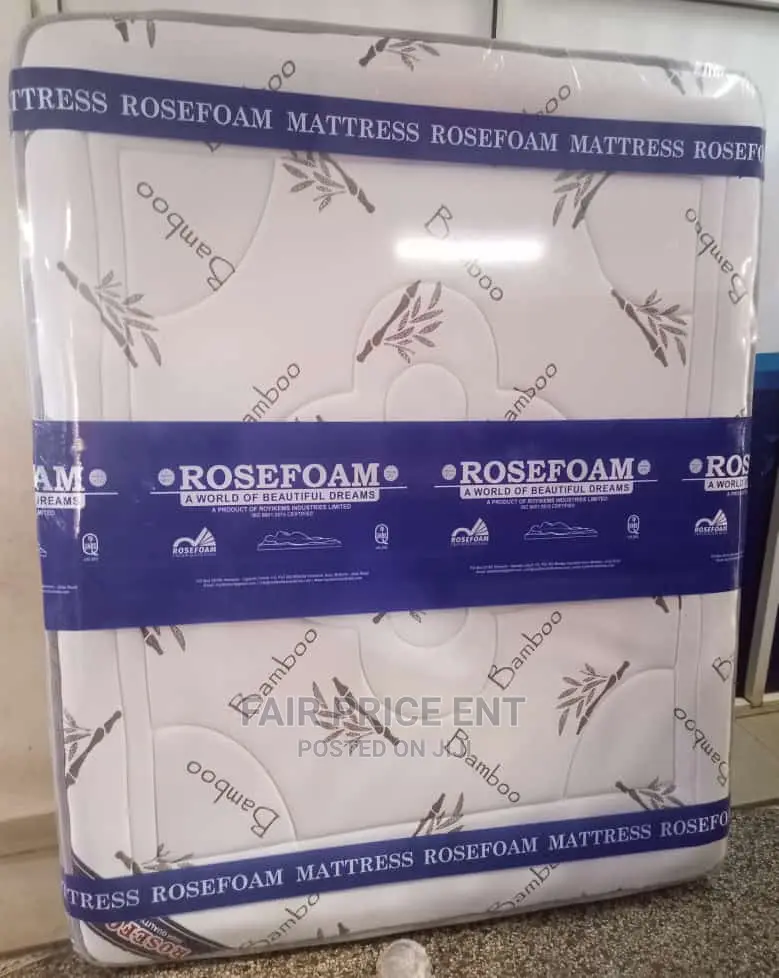 Emperor Double Layer Spring Mattress.6x6x10 Inches ( White)