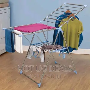 Metallic Stainless Clothes Drying Rack – Multicolour