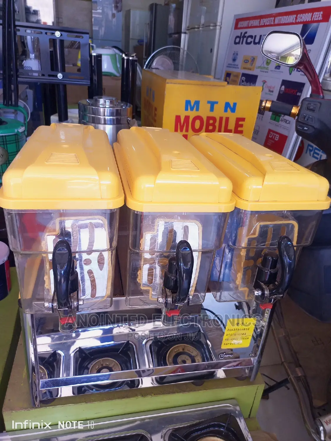 Juice Dispenser Triple Jugs
