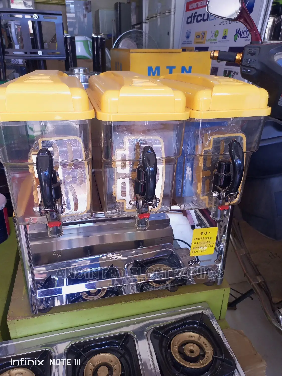 Juice Dispenser Triple Jugs