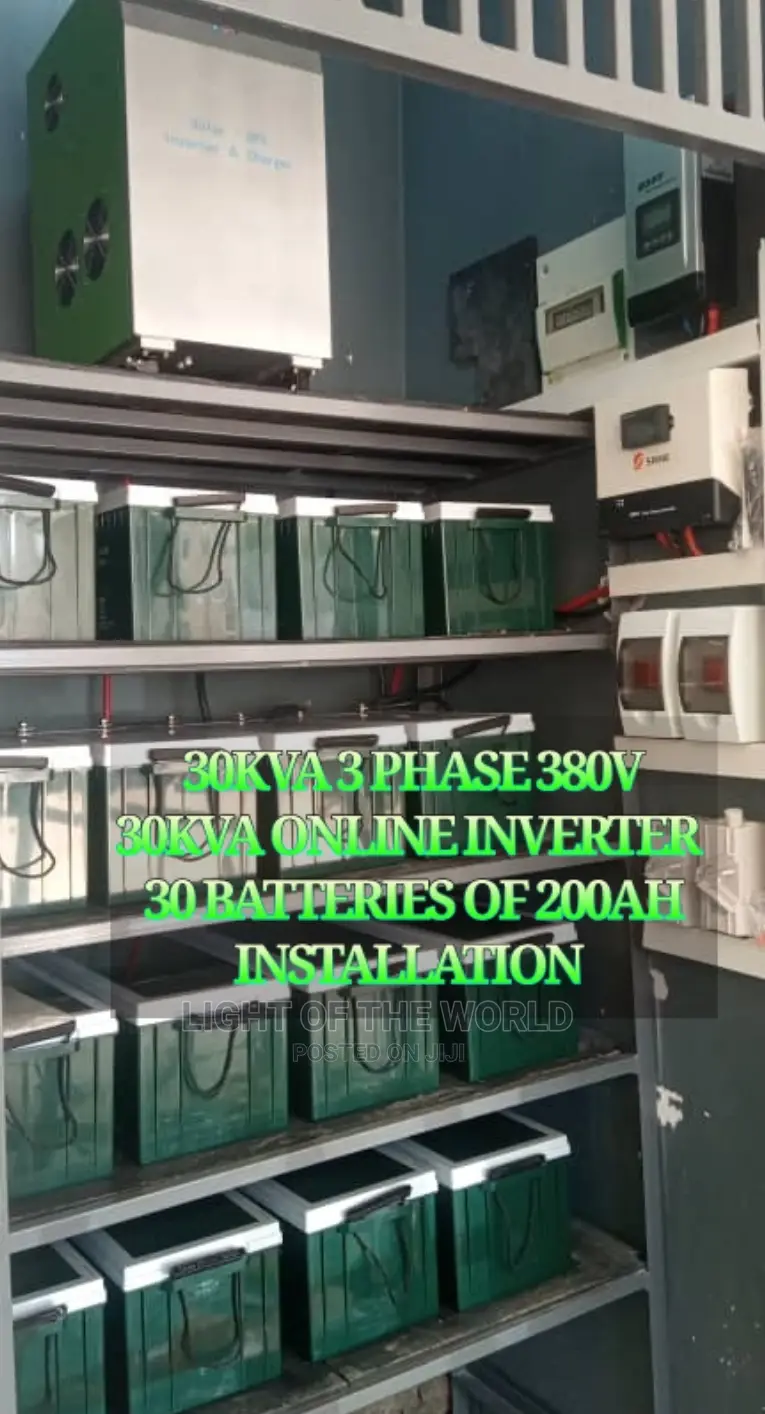 30kva Online 3phase 415V Automatic Backup System