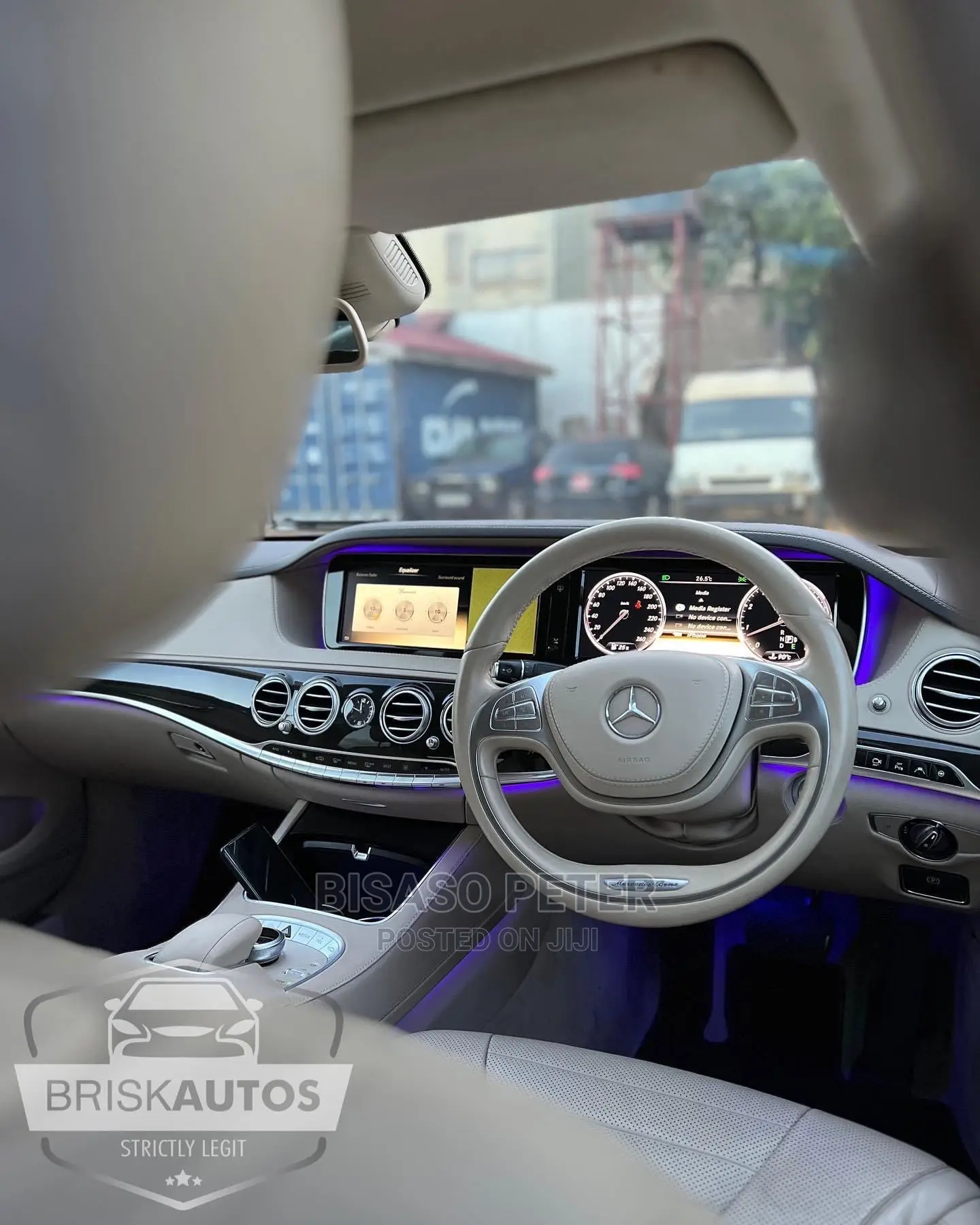 Mercedes-Benz S-Class S 400 Hybrid L (V222) 2014 Black