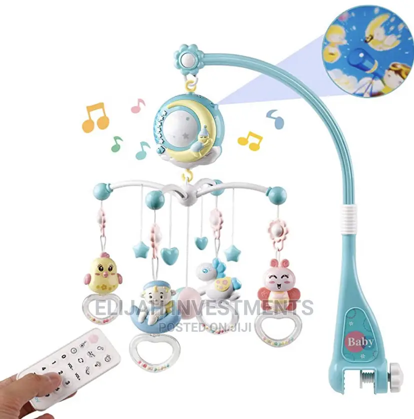 Baby Crib Rotating Music Rattle Toys