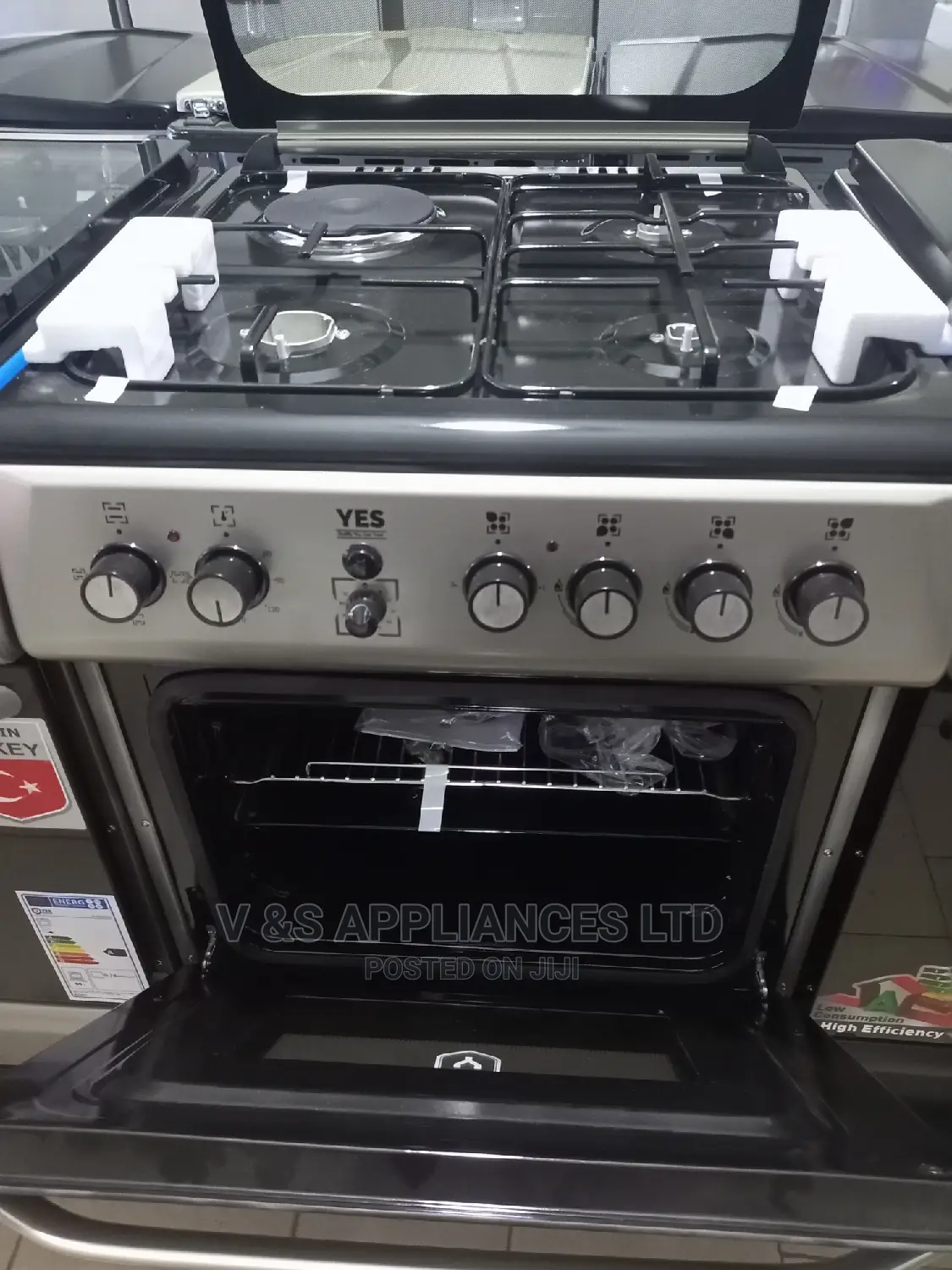 Gas Cooker 3+1 Yes