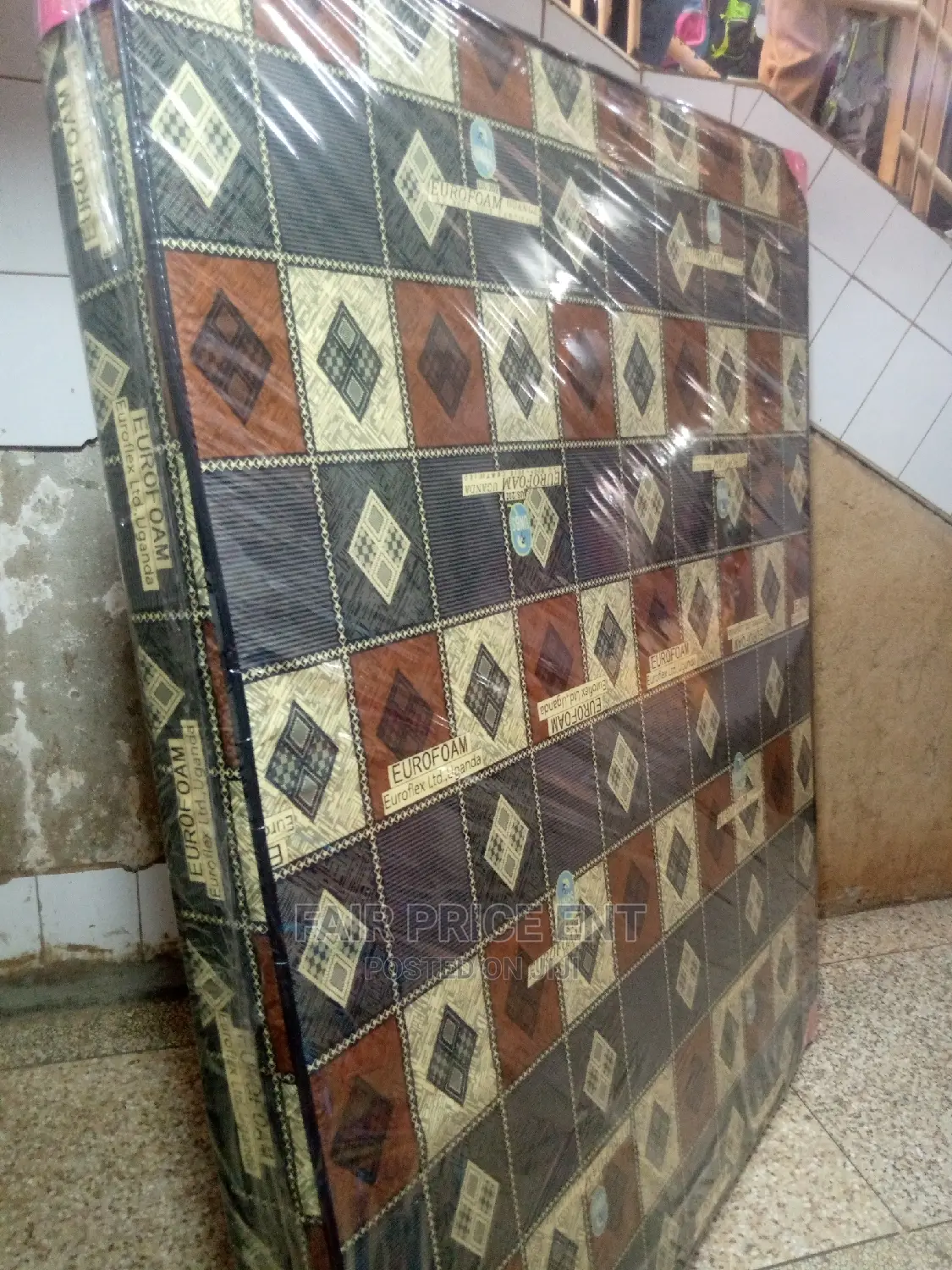 Mattress 5x6x6inches Sealed Eurofoam.( Orange)
