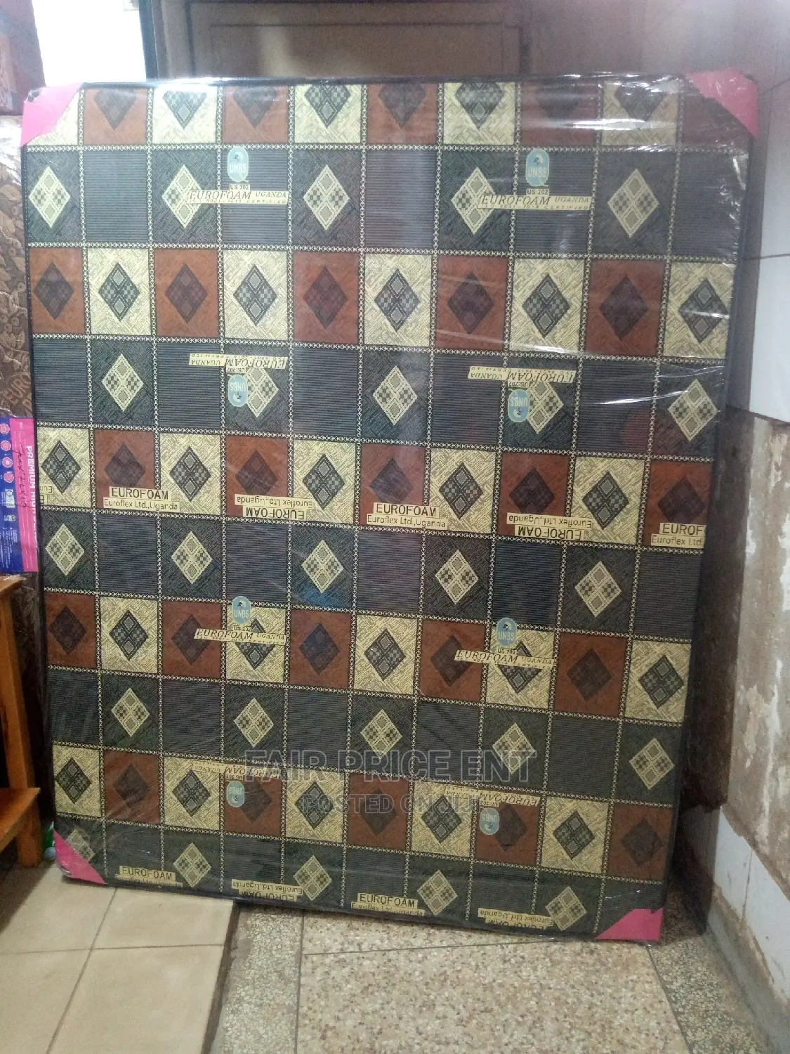 Mattress by Eurofoam 4x6x6inches Sealed.( Orange)