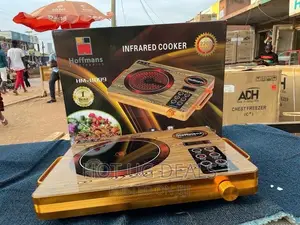 Hoffmans Electric Infrared Cooker Stove Hot Plate -black