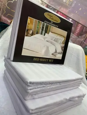 Stripped Cotton Bedsheets