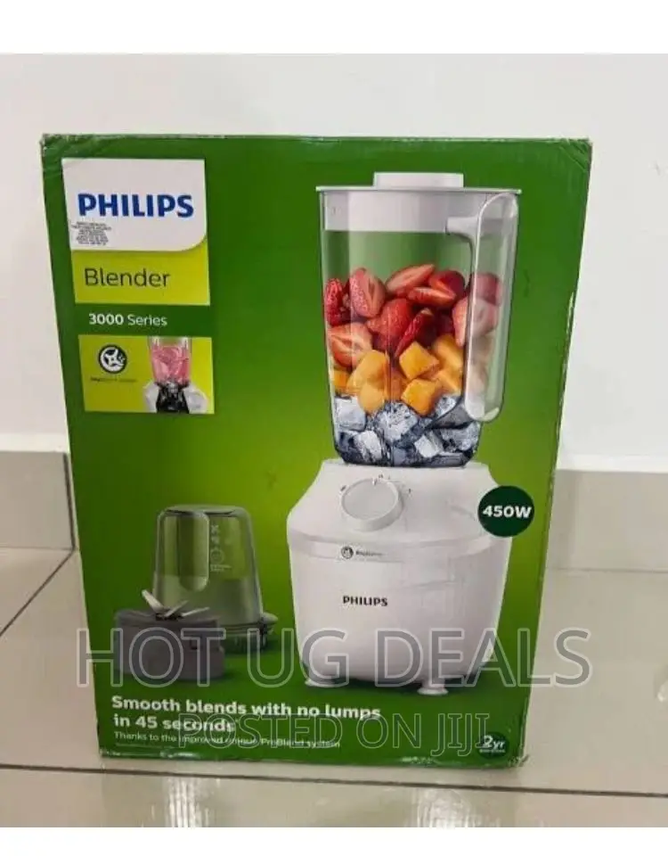 Philips Blender 450 Watts 2 Grinder With 1 Jack Model- White
