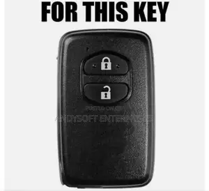 Toyota Leather Key Remote Cover Black
