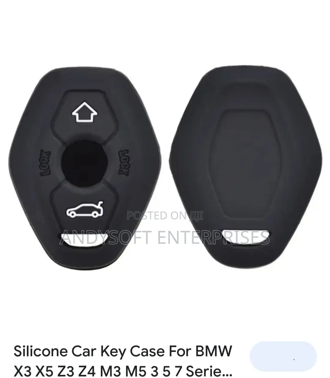 BMW CAS 2 Button Silicone Key Cover Case for X3 X5 Z3