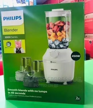 PHILIPS 3000 Series 3-in-1 Blender // 450w_1.9L // HR2041/30