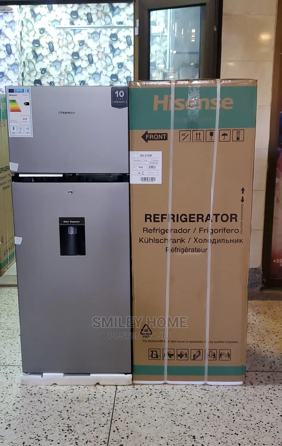Hisense 270litres Double Door Refrigerator
