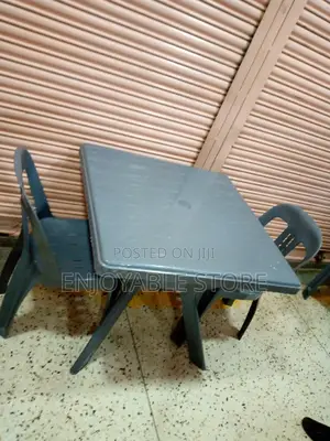 Plastic Chairs Table Set(Balcony)