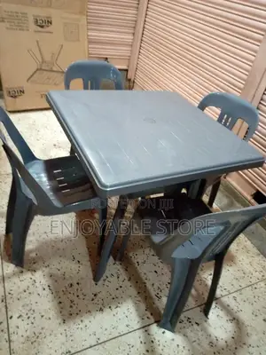 Plastic Table Table Chairs Set