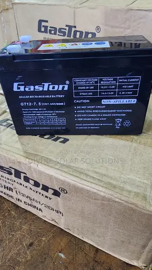 Photo - Gaston 12v/7.5ah/20hr