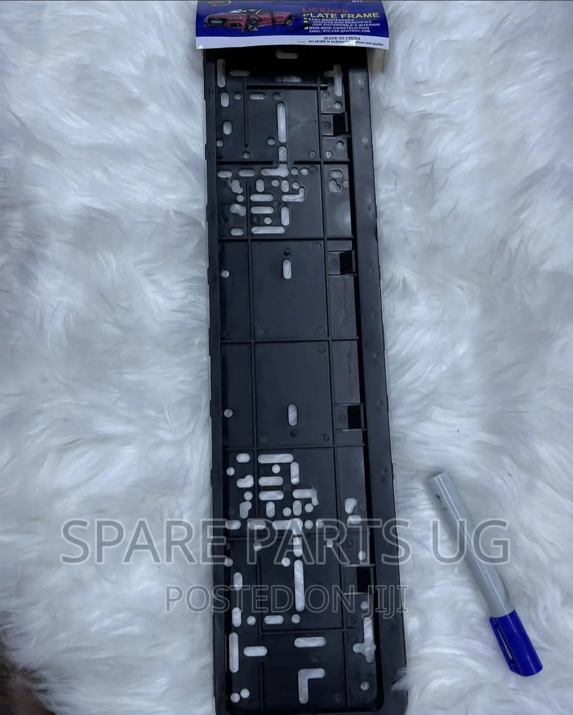 Black Number Plate Frame
