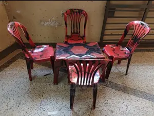 Multi Colored Set (Table and Chairs)