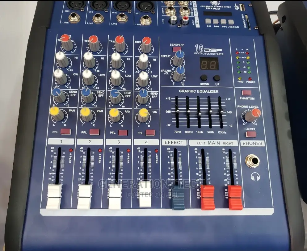 Amp Mixer 4 Channel