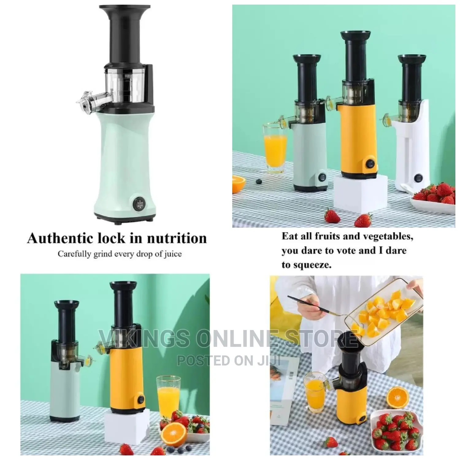 Electric Slow Juicer Fruit Blending Machine-