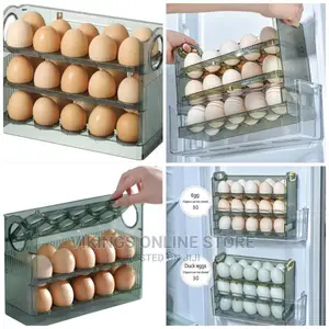 3 Layer Egg Holder for Fridge Storage Container
