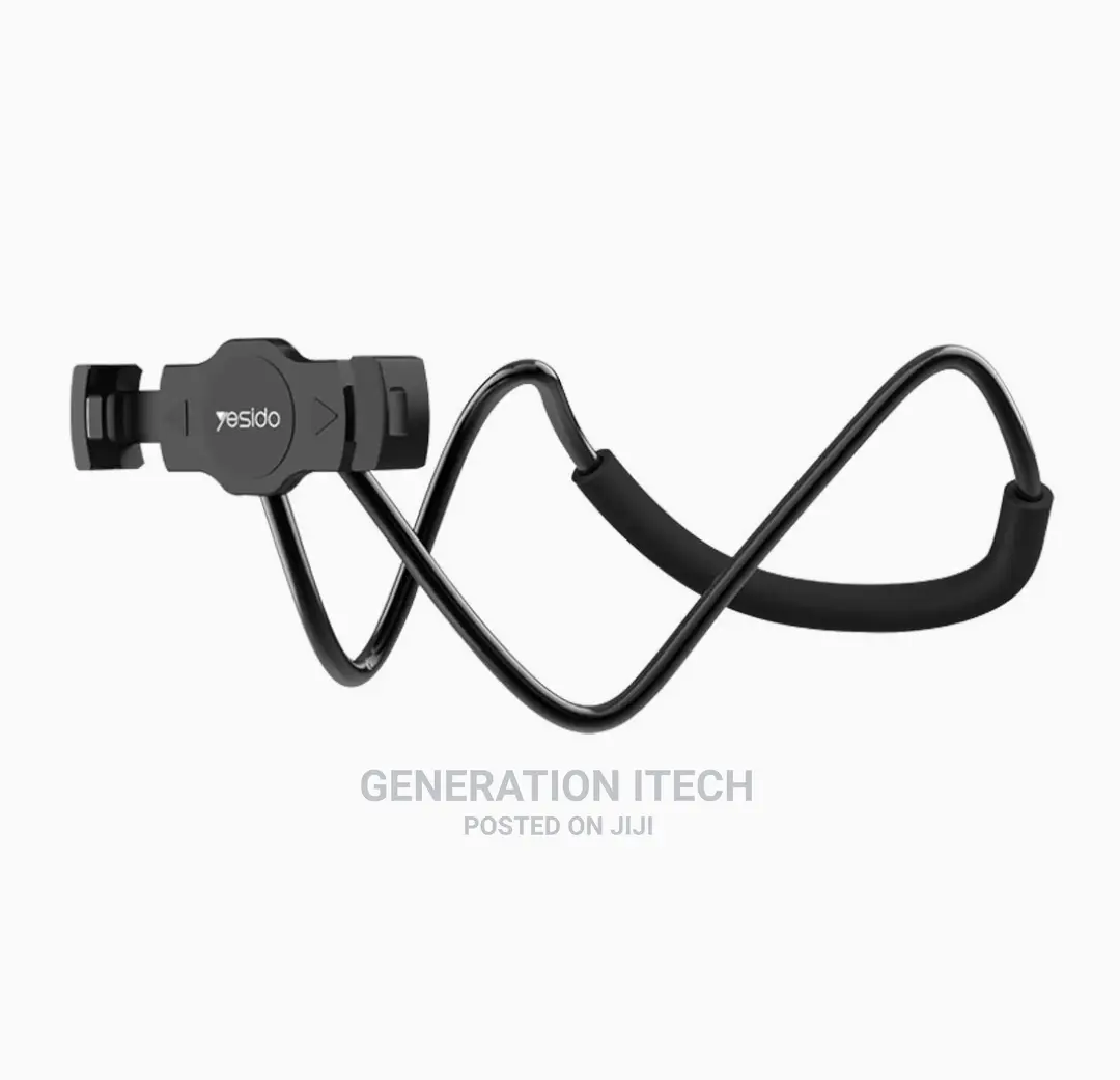 Neck Mounted Lazy Phone Holder C80 - Black