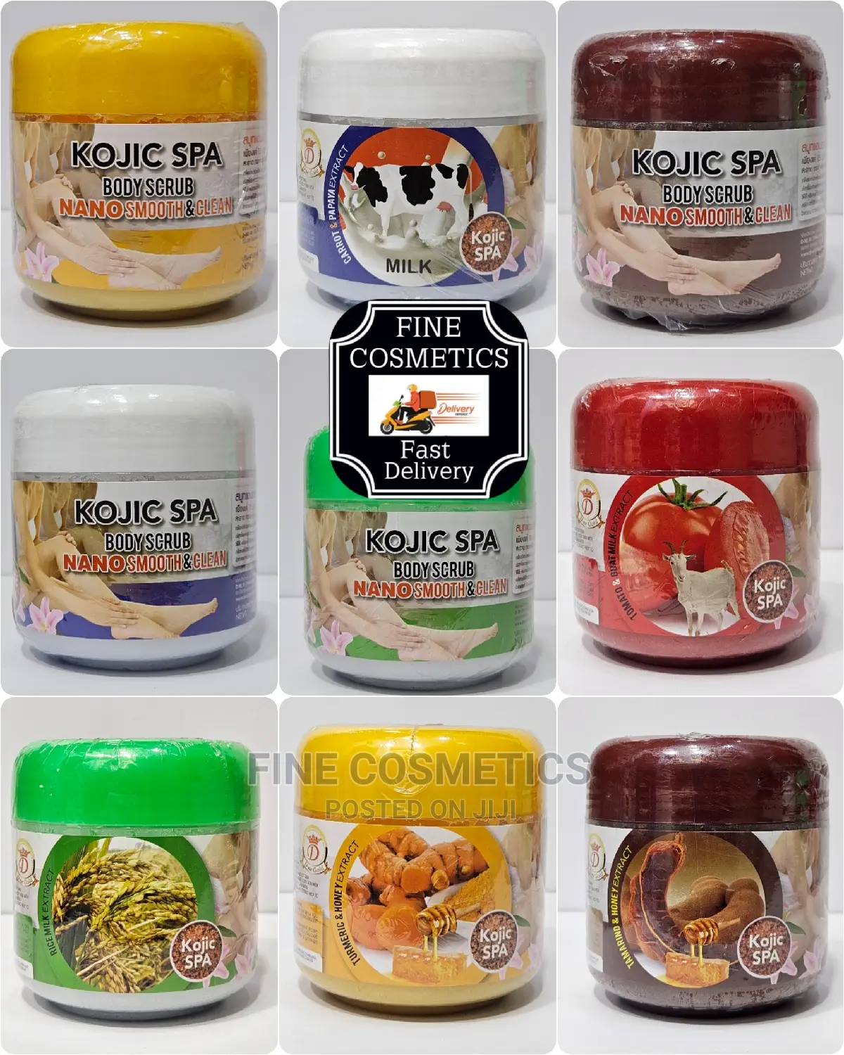 KOJIC SPA Whitening Smoothing Exfoliating Body Scrubs
