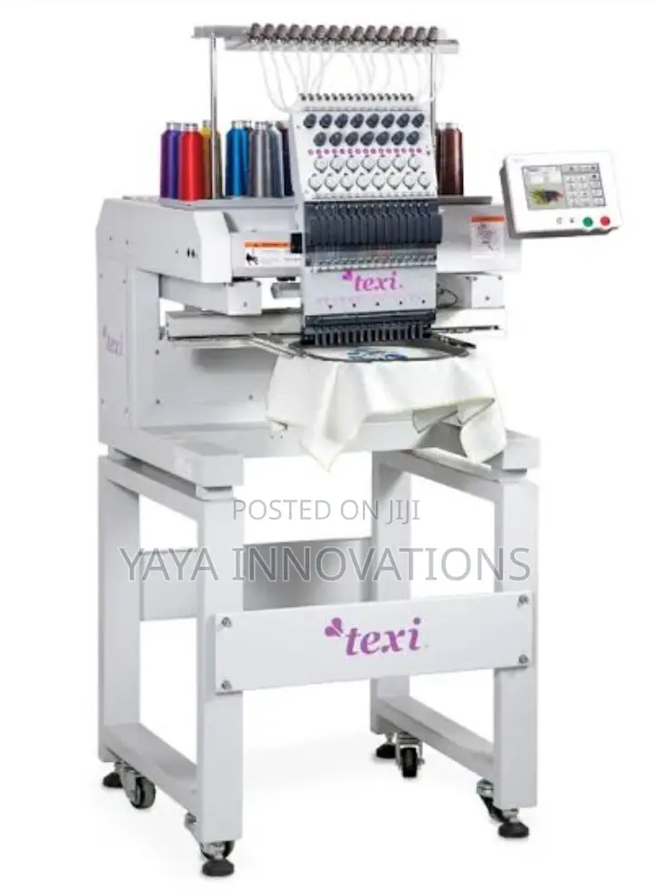 Single Head Cap Flat Garment And T-shirt Embroidery Machine