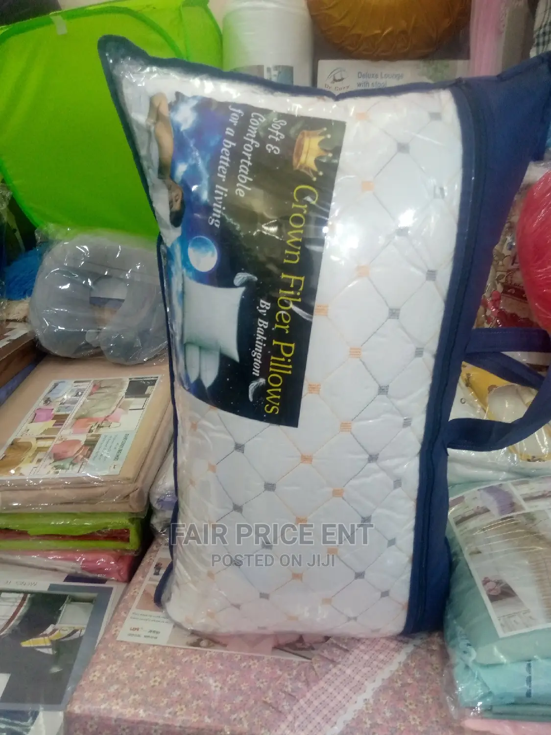 Vip Executive Crown Micro Fibre Pillows ( White)