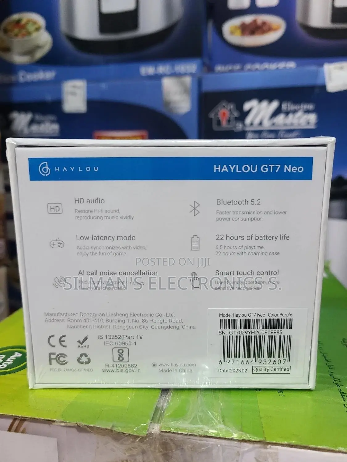 Haylou Gt7 Neo Earbuds Blue