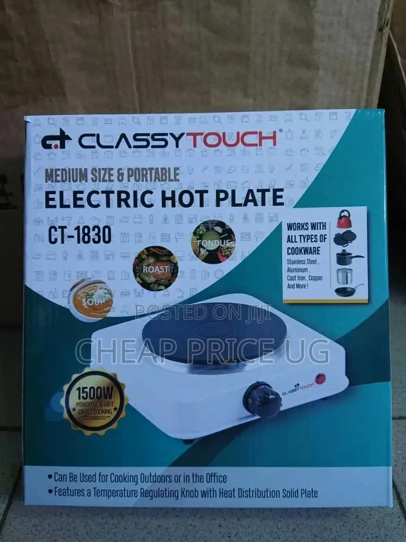 Classy Touch Solid Electric Hotplate