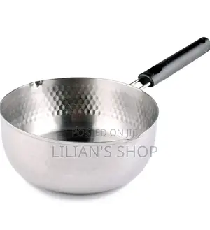 Stainless Steel Wok Pot Milk Saucepan With Wooden Handle