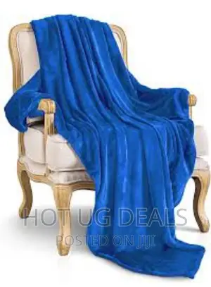 5*6 Light Weight Throw on Soft Blanket - Blue